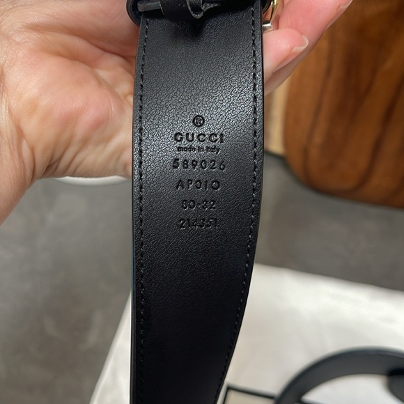 Gucci Moon Calfskin Crystal Tiger Belt 32” pant size 4 Black - Picture 4 of 10